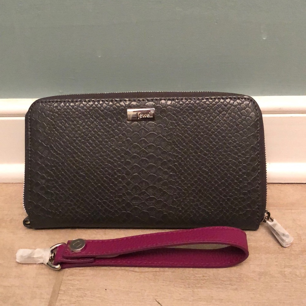 brown leather wallet